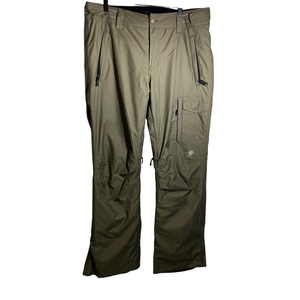Orage Men Ski Snowboard Pants in‎ Olive Green, Men's Size Large